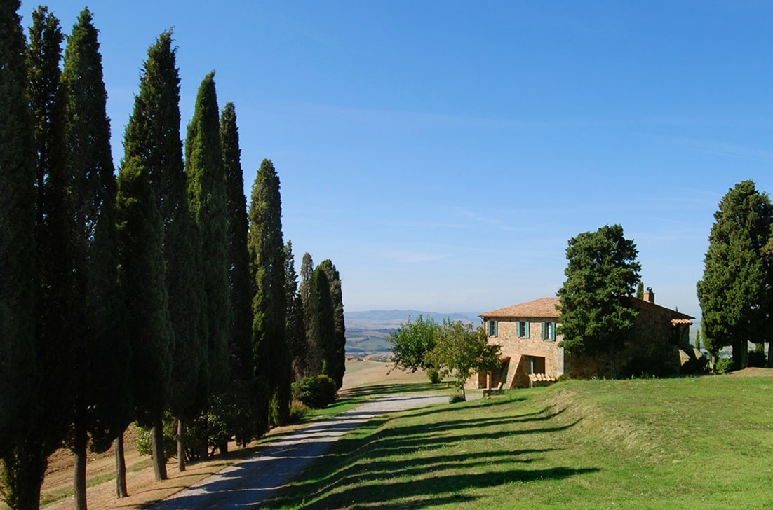 Ca. 1 km nach Sarteano